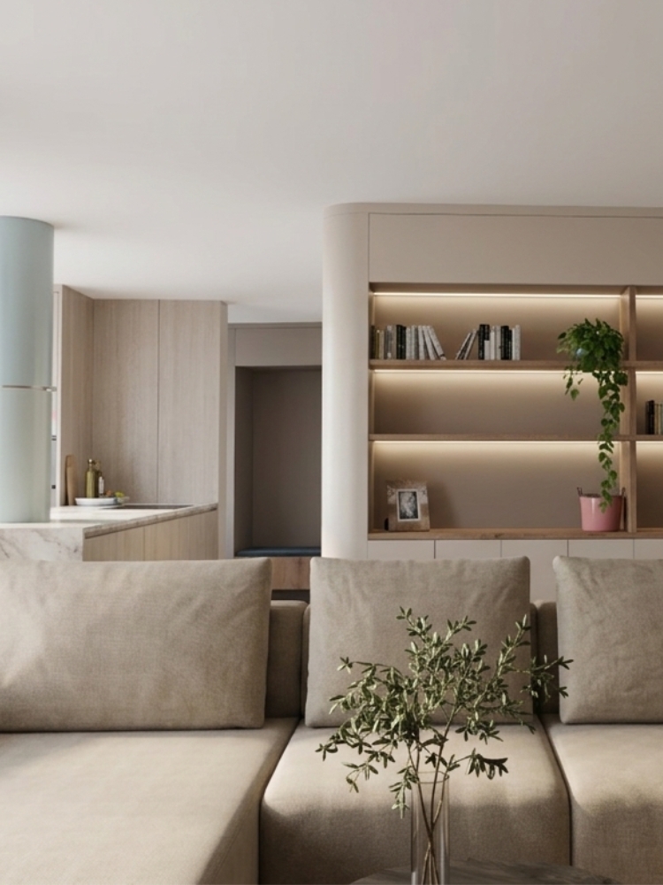 Interieurontwerp maatwerk keuken en wandkast project in Zoetermeer